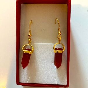 Carnelian earrings new